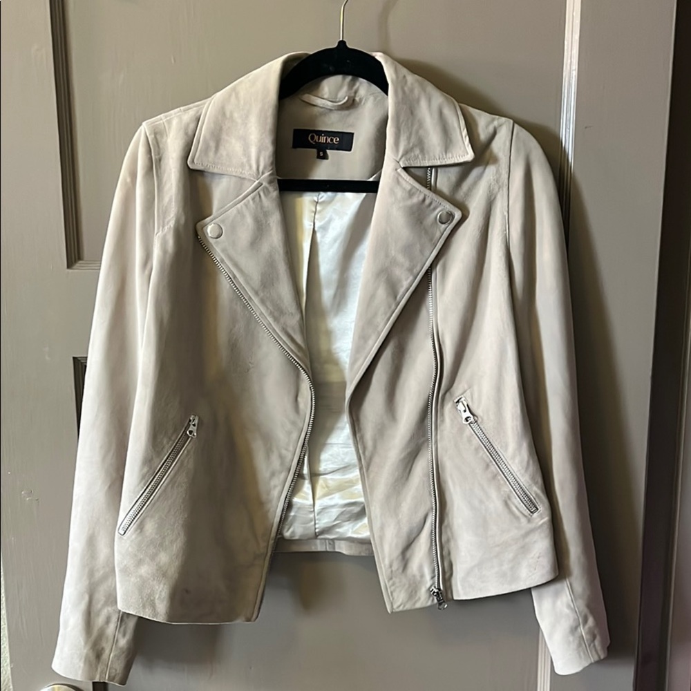 Suede Biker Jacket